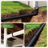 4-inch Pipe Internal Coupling Durable Drainage Adapter Fitting PVC Pipe Joint Corrugated  Boat