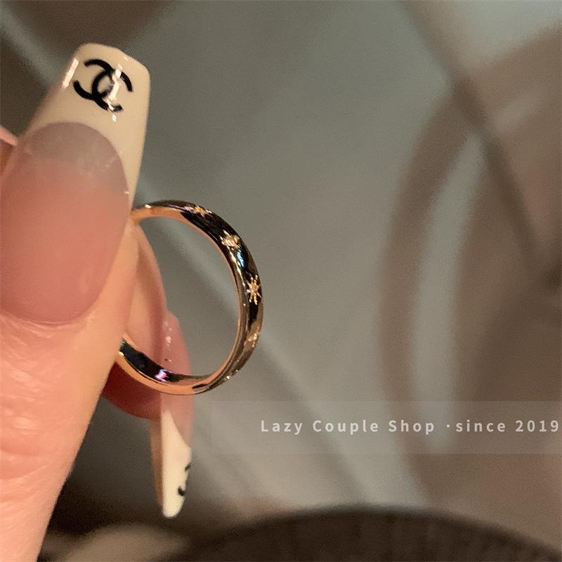 Korean Luxury Zircon Pearl Bow Ring - Vintage Niche Design, Women's Open Hand Jewelry