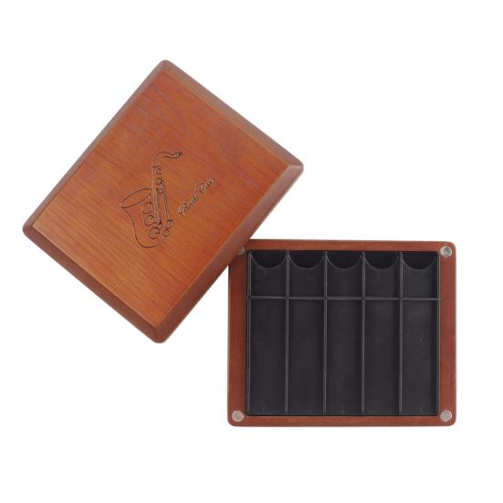 Футляр для тростей кларнета на 10 слотов, держатель для кларнета и саксофона, коробка с магнитной застежкой для тростей альт-, тенор- и сопрано-саксофона