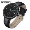 New Sports Belt Calendar Waterproof Quartz Watches Fashion Trend Simple Men's Net with Watch