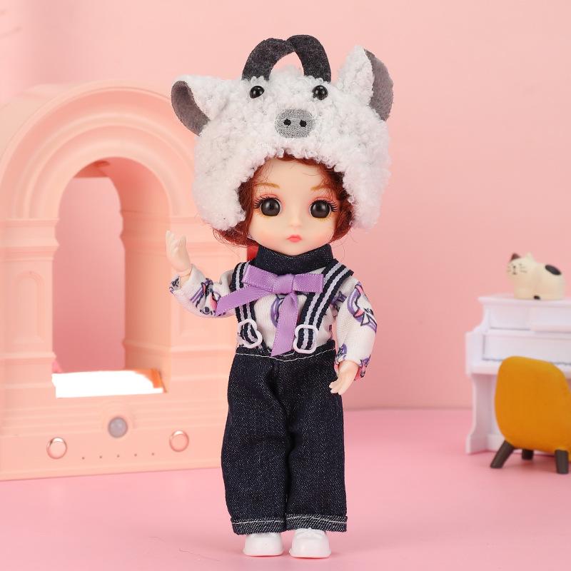 Набор кукол Девочка Девочка Подарочная коробка Детская Имитация Наряжать Куклу Принцесса Игрушка