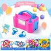600W 110V/220V Electric Balloon Pump, Portable Automatic Inflator with Tying Tools for Birthday Balloons Party Decorations