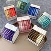 6Pcs/Set Fashion Matt Solid Telephone Wire Elastic Hair Band Frosted Spiral Cord Rubber Band Hair Tie Stretch Head Band Gum