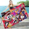 Popular Anime The Amazing Digital Circus Bath Towel Microfiber Soft Water Absorbing Breathable For Girl Kids Cartoon Beach Towel