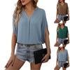 Топы Летняя женская рубашка с рукавами