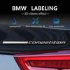3D ABS Black Competition Logo Rear Boot Trunk Emblem Badge Sticker Decals for BMW M1 M3 M4 M5 M6 X1M X3M X4M X5M X6M