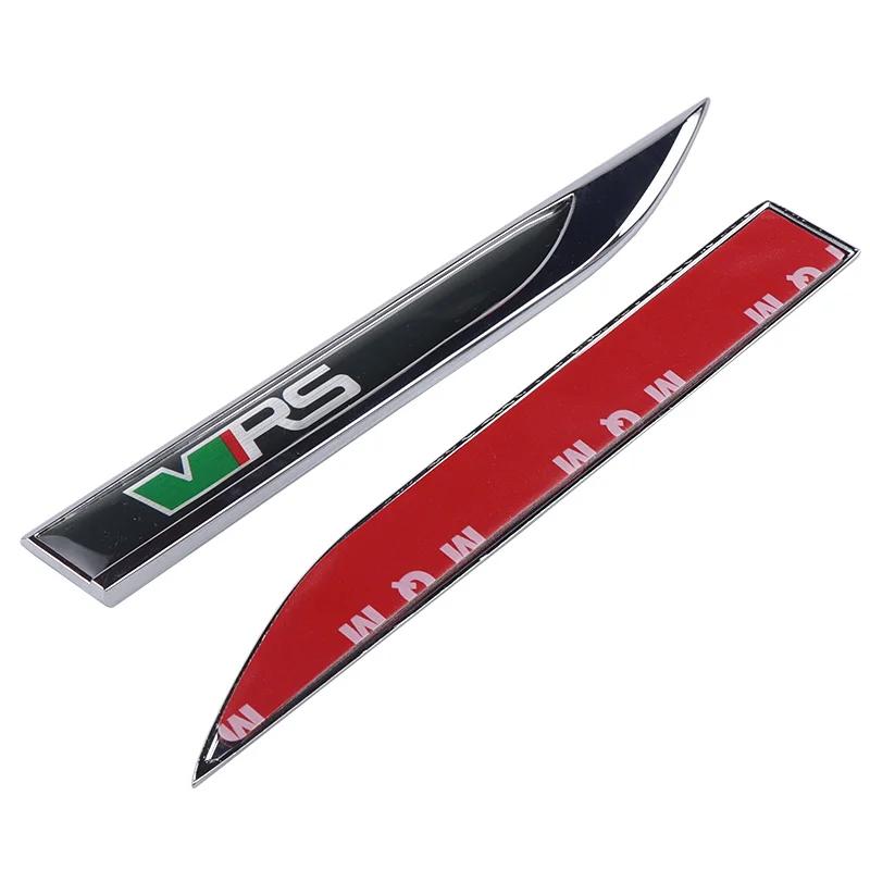 EBL2 Car Styling 2Pcs VRS 3D Metal Sticker Accessories For Skoda OCTAVIA A7 VRS MK2 MK3 A5 Superb Rapid Kodiaq Karoq Fabia Kamiq