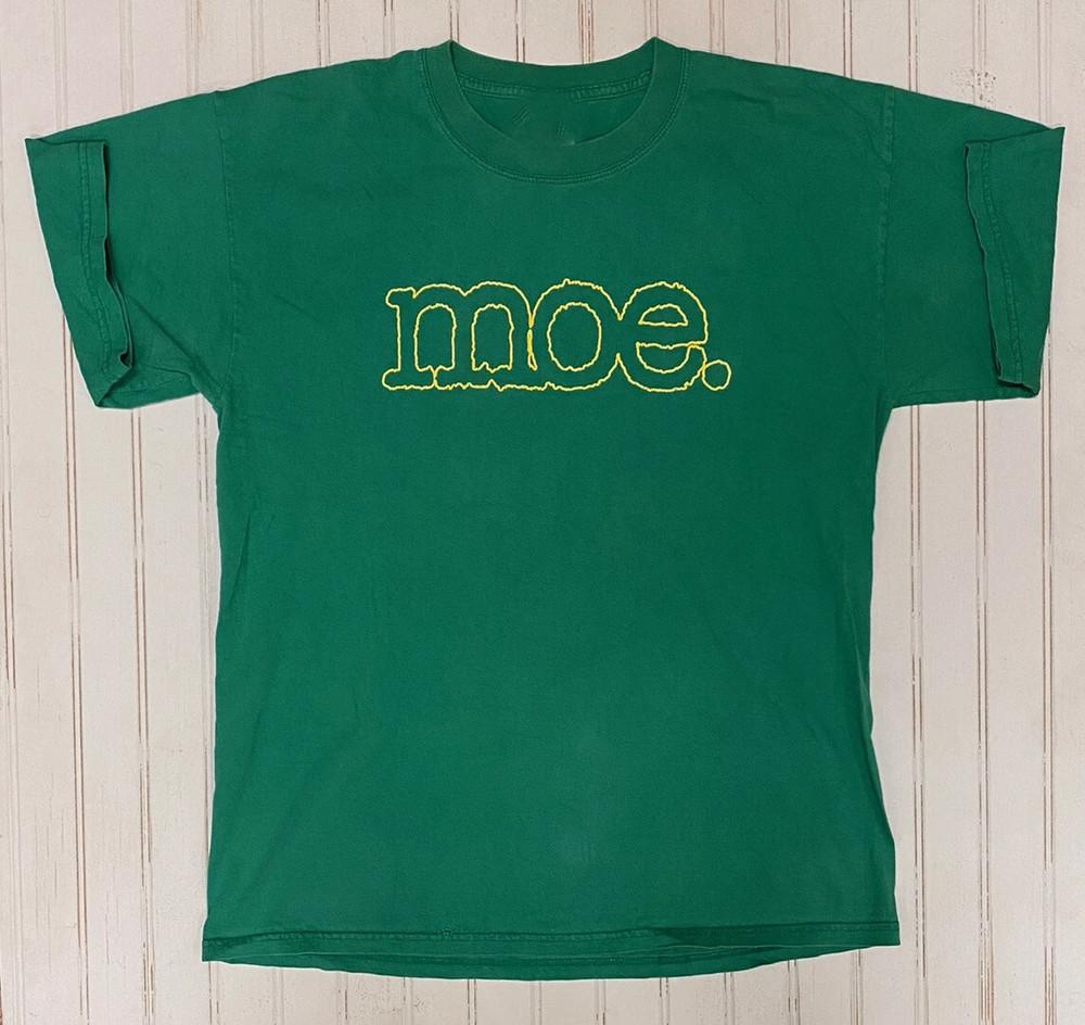 НОВЫЙ Moe The Band Логотип Группы Короткий Рукав Хлопок Зеленый S-5XL Футболка TT662 Унисекс Футболка