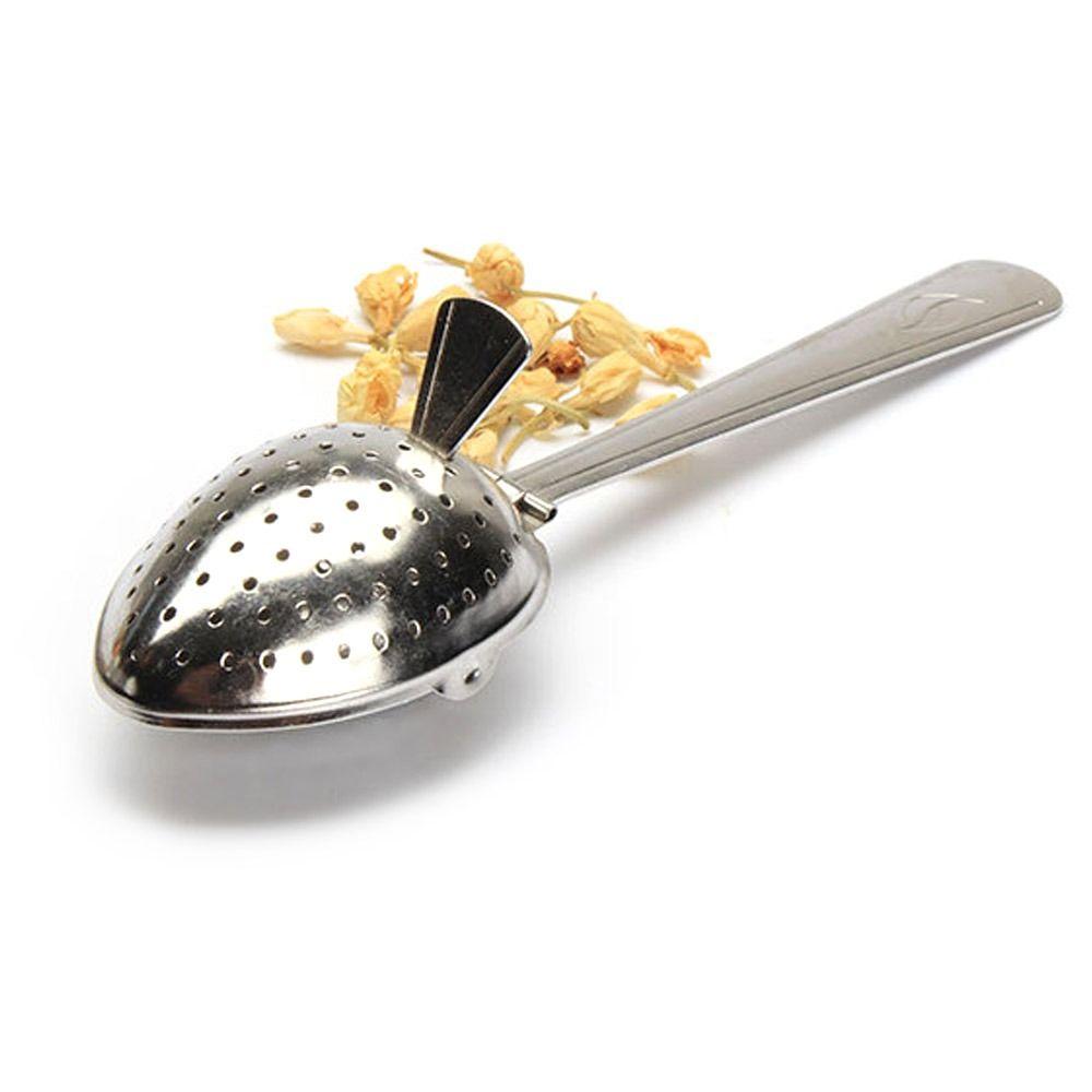 2Pcs Stainless Steel Herbs Loose Leaf Spoon Tea Filter Tea Brewer Tea Infuser Strainer