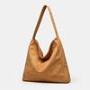 Suede Autumn and Winter Casual Solid Color Autumn and Winter New Large-capacity Simple Retro Underarm Tote Shoulder Bag