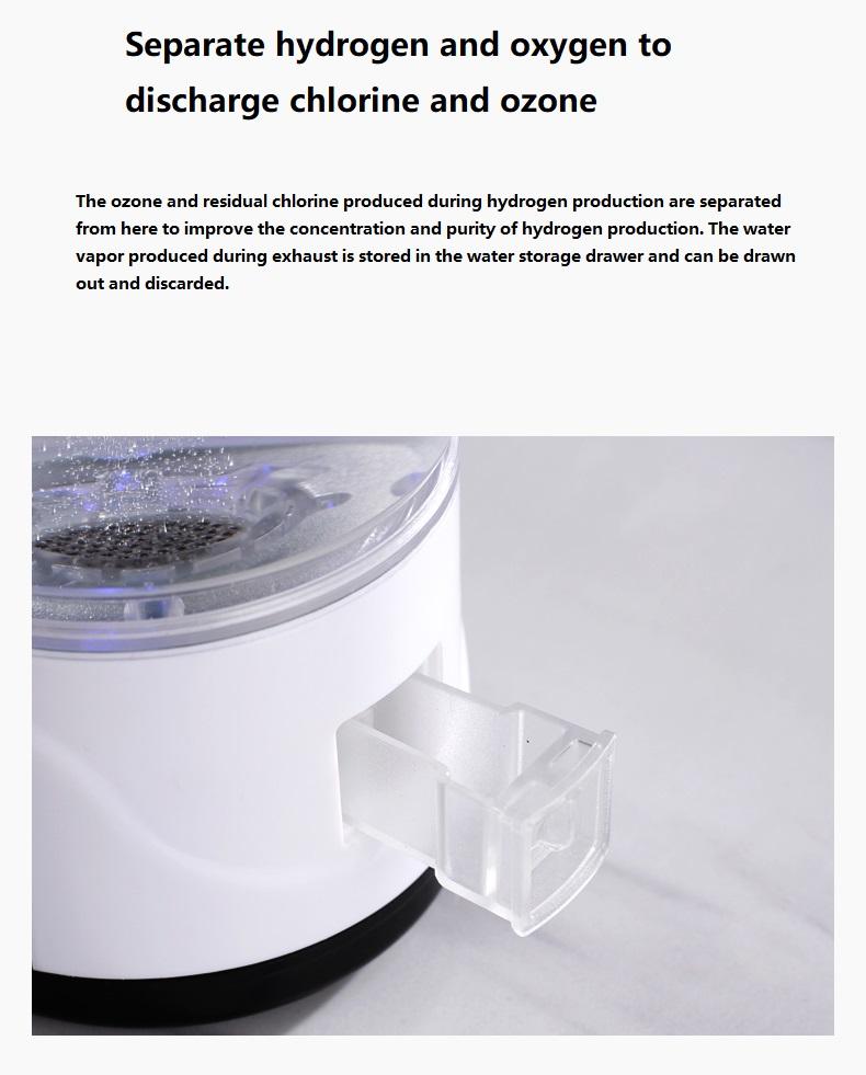 Перезаряжаемый генератор водорода, фильтр для воды, обогащенная водородом, портативная бутылка, ионизатор, чайник Pure H2 с 4 чашками