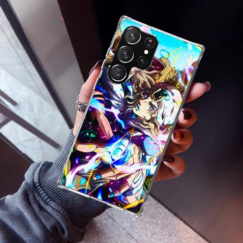 Чехол для телефона JoJo Adventure Dio Diego Brando для Samsung Galaxy S23 S24 S25 Edge S26 Ultra S22 + S21 Plus S20 FE Силиконовый Pr