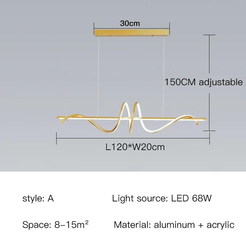 Современная светодиодная подвесная лампа для гостиной, столовой, кухни, стола, ресторана, декора, подвесные люстры, подвесные светильники для дома, для внутреннего освещения