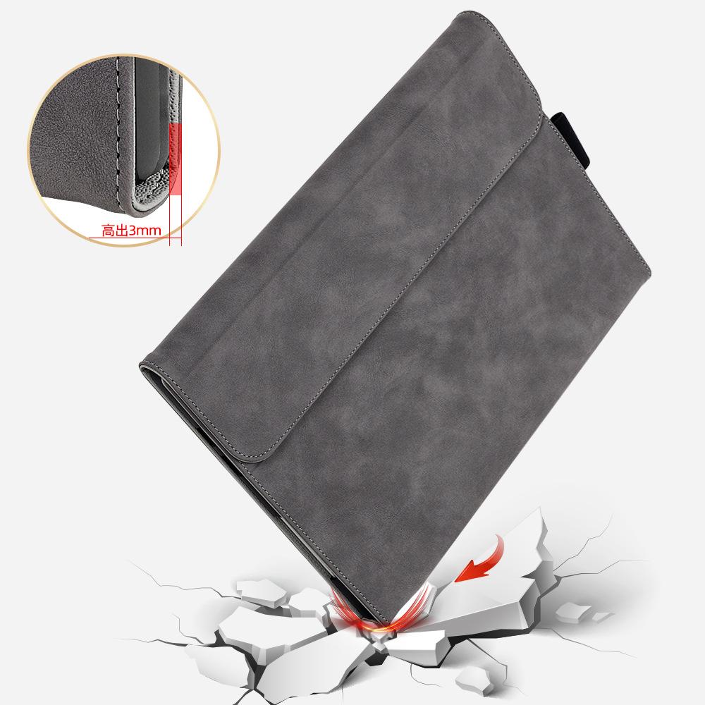 Чехол из ПУ кожи для планшета Microsoft Surface Pro 9, Чехол Pro 8 13 дюймов, Мягкая ТПУ обложка для Pro X 4 5 6 7 Surface go 1 2 3