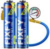 Fixfy 3-в-1 500 мл Комплект для заправки кондиционера - 2x Большой баллон + Шланг R134A