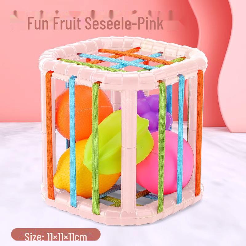 Игрушки-наполнители для фруктов Qie Qie Le Baby для раннего развития, для малышей 0-1 года, 6 месяцев+