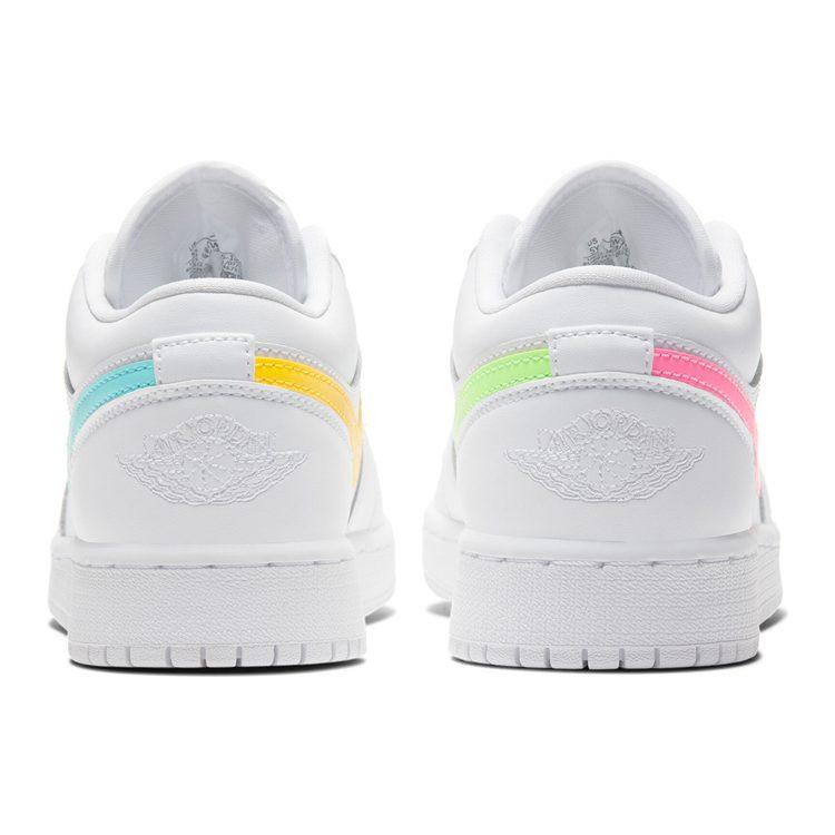 Jordan 1 Low White Neon GS CW7035-100