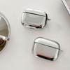 Electroplate Earphone Case For Airpods 4 Simple Protective Plastic Case Case Cover Headphone Pr U7I0