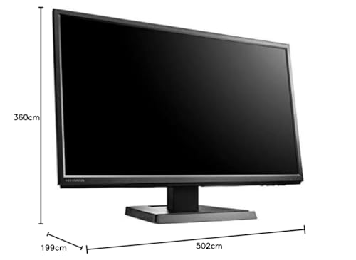[Восстановленный] Широкоформатный ЖК-монитор I-O DATA 21,5 дюйма с IPS-панелью широкого угла обзора, FHD, черный, LCD-MF224EDB, совместим с Switch PS (обновленный)