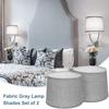 2Pcs Fabric Lamp Shade Metal Frame Construction Universal Simple Installation Light Cover Lampshade Replacement Parts