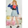 Аниме Oshi No Ko Ruby Hoshino Kana Arima Косплей Костюм Синяя школьная форма Карнавальный костюм Полный комплект Ruby Косплей