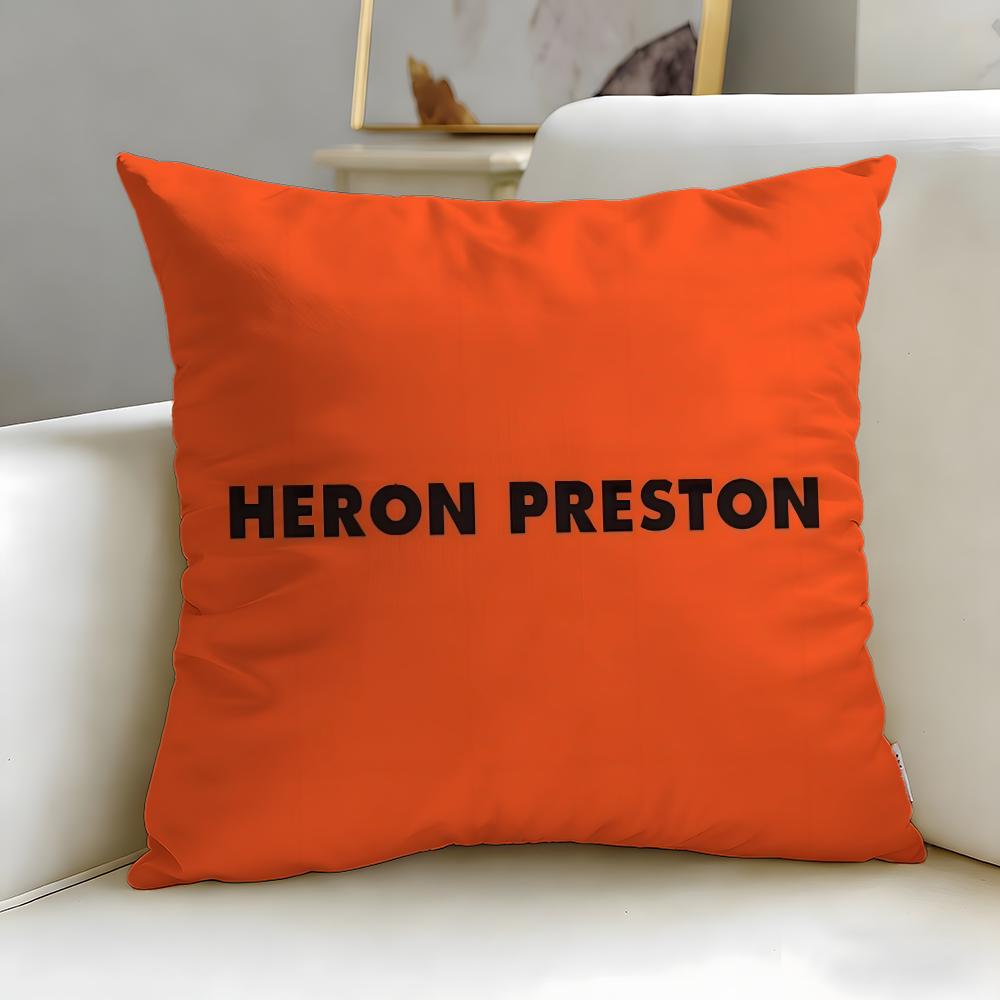 popular fashion brand Heron Preston Cushion Cover Soft EasyWash Pillow Case Versatile for Couch Bed Travel and Office