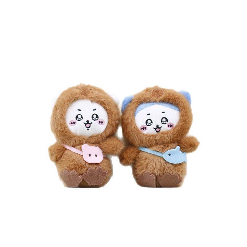 Chiikawa Hachiware Capybara Plush Pendant Doll Keychain Children Decoration Gift