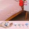 New Tpye BedSheet Quilt Clip One Key To Unlock Duvet Cover Fastener Clip Anti-Slip Blanket Buckles Quilt Holder Fixator Grippers
