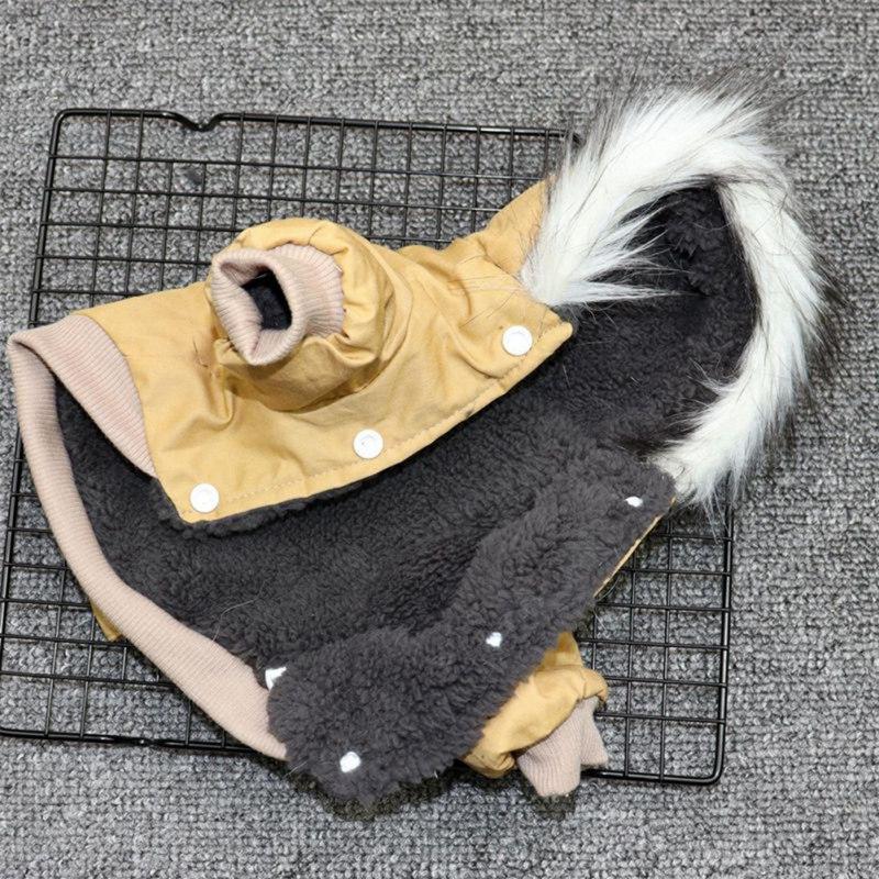 Зимняя одежда для собак, пальто для щенков, куртка для маленьких и средних собак, утепленная, теплая, чихуахуа, йоркширский терьер, толстовка с капюшоном, одежда для домашних животных