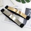 Femininity Decorative Dress Elastic Belt Waist Elastic Waist Seal Metal Iron Belt