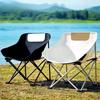 Thickened Moon Chair Replacement Fabric Breathable Seat Cover  for Outdoor Fishing Backyard