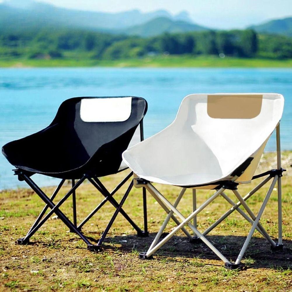 Thickened Moon Chair Replacement Fabric Breathable Seat Cover for Outdoor Fishing Backyard