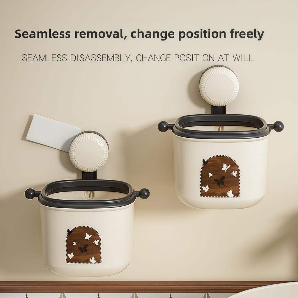 Антикварный стиль присоска ящик для хранения умывальника настенное мусорное ведро хранение полотенец для лица Аксессуары для ванной и кухни