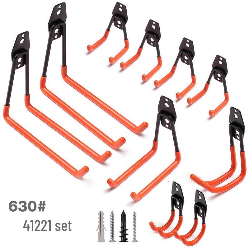 Металлические крючки для перфорированной панели для хранения в гараже и на складе