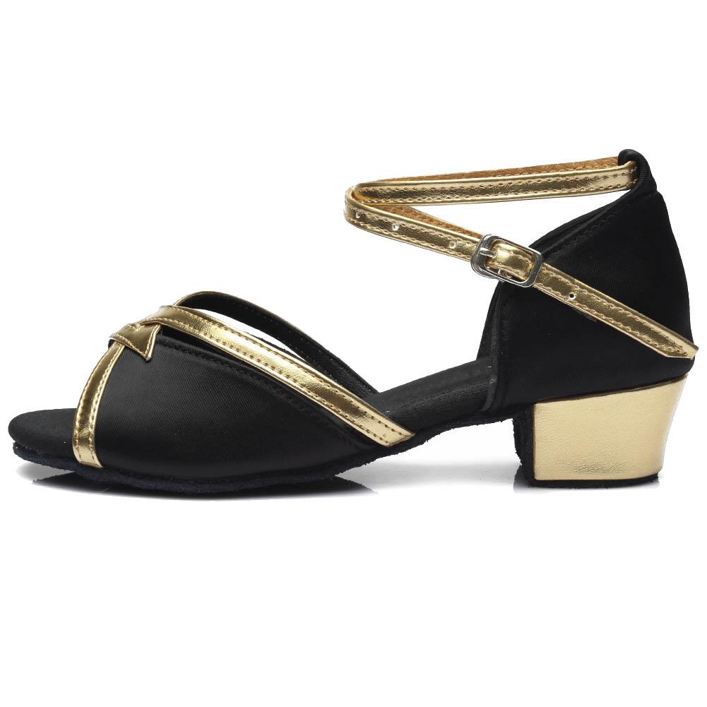 Женские туфли для танцев, на низком каблуке