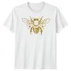 Glitter Bee Insects Animals Mens T-Shirt Womens Tee Graphic Unisex Top