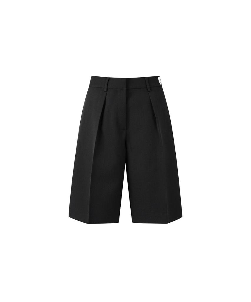 RECODE Back Raw Edge Bermuda Shorts Rqpaa26546Bkx