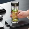 SUPOR Portable Double-Wall Borosilicate Glass Tea Tumbler