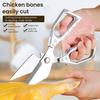 Кухонные ножницы Острые ножницы для костей курицы Ножницы шеф-повара из нержавеющей стали Сверхмощные для резки Рыба Мясо Птица Инструменты
