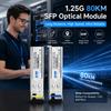 Одномодовый SFP-модуль 1,25G, симплексный, LC, оптоволоконный трансивер, для наружных оптоволоконных сетей