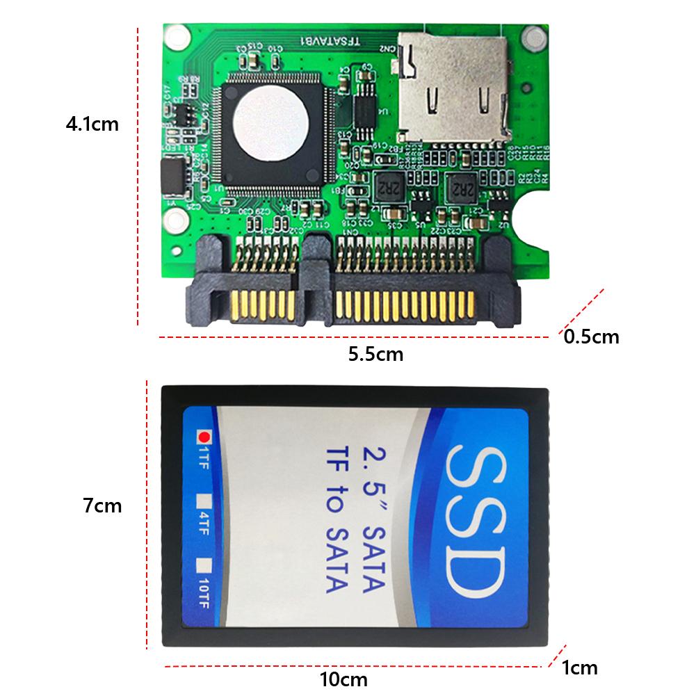 TF To SATA Adapter Card Fast Transmission Memory Card To Sata Adapter Converter for Notebook