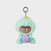 Brown New Year Dragon Doll Keyring