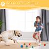 6Pcs Squeaky Dog Balls Dogs Interactive Toys High Bouncy Pet Toy Balls for Pet Teeth Cleaning Bite Resistance Squeaky Dog Toy