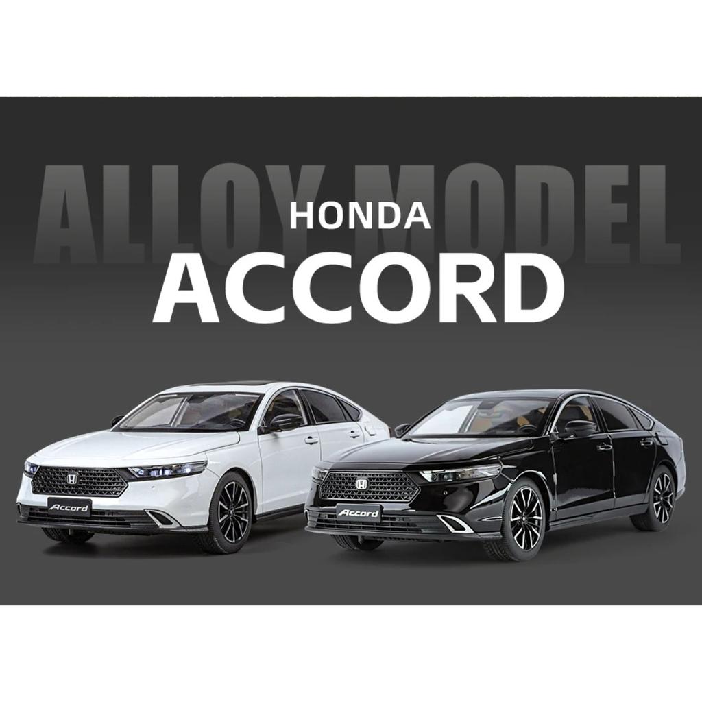 1/18 Honda Accord Сплав Литой Модель Автомобиля Регулировка Сиденья Шина Амортизация Коллекционные Украшения Подарок на День Рождения