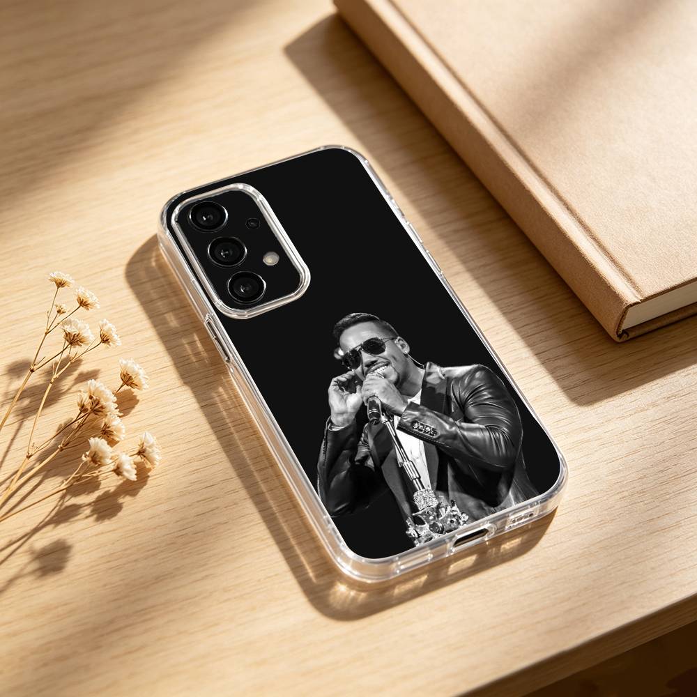 Singer Romeo Santos phone Case For Samsung S25,24,21,22,23,30,Ultra,20,Plus,Fe,Lite,Note Transparent Cover