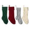 Christmas Stockings 20 Inch Large Cable Knit Stockings Fireplace Hanging Goodie Bags for Xmas Tree Holiday Home Decor