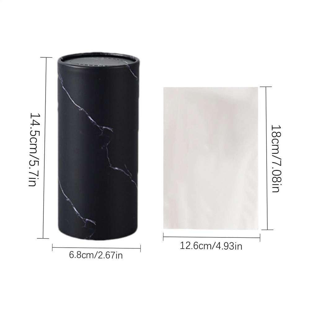 Round Tissue Boxes for Car Automotive Cup Holder Tissue Holder 6 Canisters/300 Tissues Car Tissues Cylinder Tissue Holder