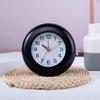 Small Clock Wood Alarm Clock with Arabic Numerals, Quiet and Elegant