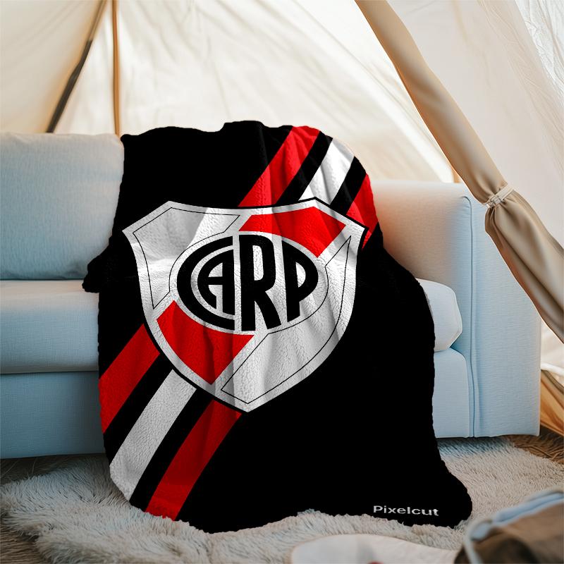 Club Atlético River Plate printed throw blanket—soft,warm;versatile blanket for all seasons—perfect as &air-conditioning throw,nap blanket
