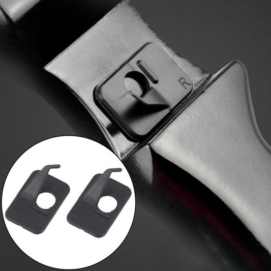 2Pcs Plastic Arrow Rest Black Recurve Bow Arrow Holder Self-Adhesive Back Hunting Shoot Targeting Accessory